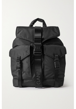 GANNI - + Net Sustain Recycled-shell Backpack - Black - One size