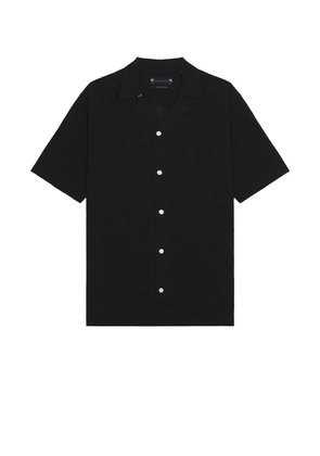 ALLSAINTS Valley Shirt in Black. Size M, S, XL/1X.