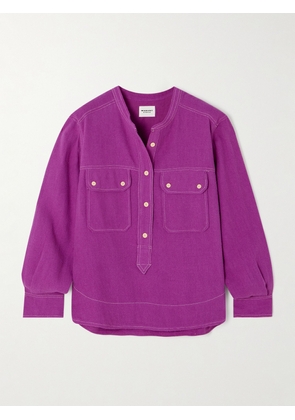 Marant Étoile - Tecoyo Silk Shirt - Purple - FR34,FR36,FR38,FR40,FR42,FR44