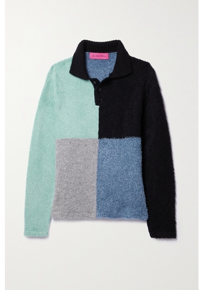 The Elder Statesman - Color-block Knitted Polo Sweater - Multi - x small,small,medium,large