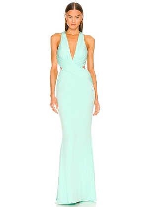 Katie May Secret Agent Gown in Teal. Size M.