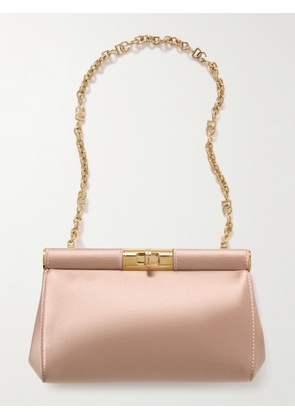 Dolce & Gabbana - Raso Satin Shoulder Bag - Neutrals - One size