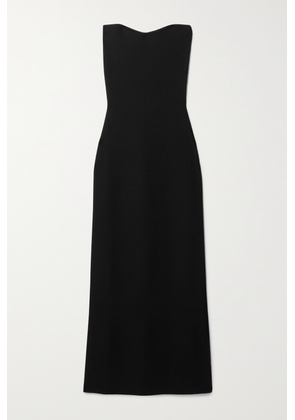 Gabriela Hearst - Calderon Strapless Merino Wool And Cashmere-blend Midi Dress - Black - x small,small,medium,large,x large