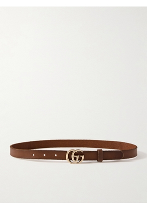 Gucci - Gg Marmont Leather Belt - Brown - 75,80,85,90