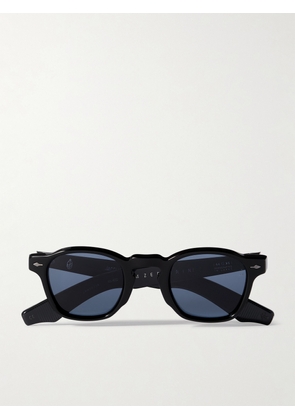 Jacques Marie Mage - Round-frame Acetate And Silver-tone Sunglasses - Black - One size