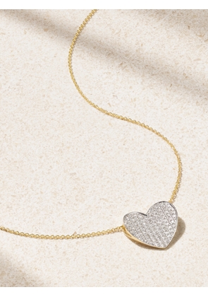 STONE AND STRAND - All My Love 10-karat Gold And Silver-tone Diamond Necklace - One size