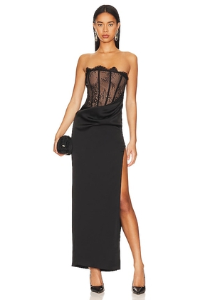 NBD Nalani Maxi Dress in Black. Size S, XS, XXS.