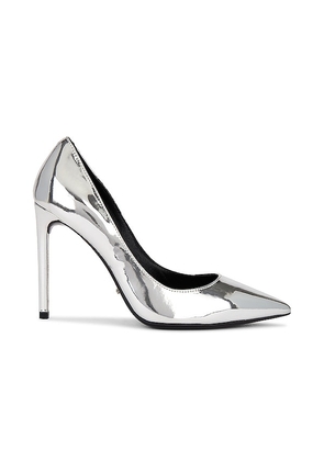 Tony Bianco Anja Heel in Metallic Silver. Size 10, 5.5, 6, 6.5, 7, 7.5, 8, 8.5, 9, 9.5.