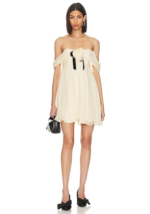 Stone Cold Fox x REVOLVE Stacey Mini Dress in Ivory. Size M.