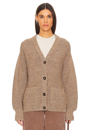 The Knotty Ones Zemiau Cardigan in Brown. Size M, S.