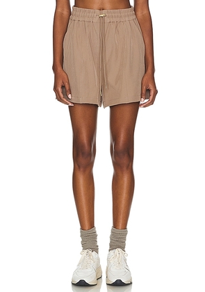 Varley Barket Short in Taupe. Size M, S, XL, XS.