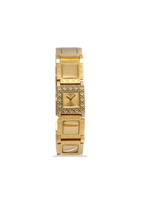 Christian Dior Pre-Owned 1990-2000s pre-owned La Parisienne 20mm - Gold