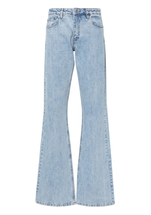 Coperni mid-rise flared-leg jeans - Blue