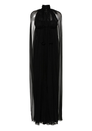 Alberta Ferretti silk maxi dress - Black