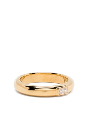 Missoma cubic-zirconia stacking ring - Gold