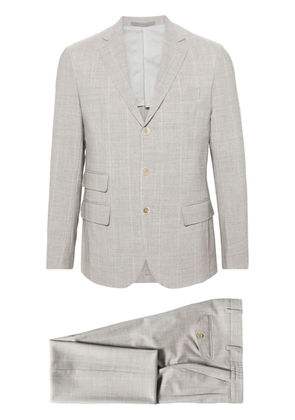 Eleventy single-breasted wool-blend suit - Grey