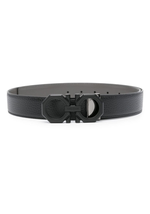 Ferragamo Gancini leather belt - Black