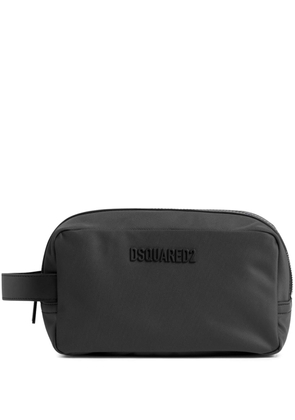 Dsquared2 logo-detail wash bag - Black