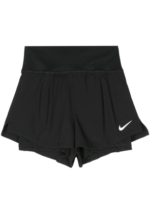 Nike layered Dri-FIT tennis shorts - Black