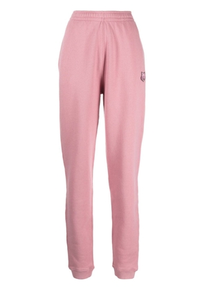 Maison Kitsuné Bold Fox Head track pants - Pink