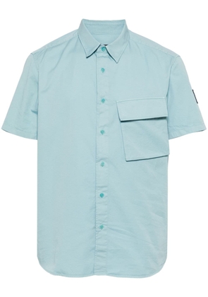 Belstaff short-sleeve cotton shirt - Blue