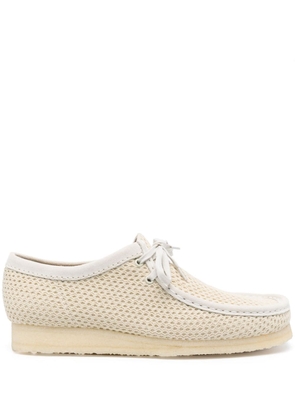 Clarks Wallabee textured boat shoes - Neutrals
