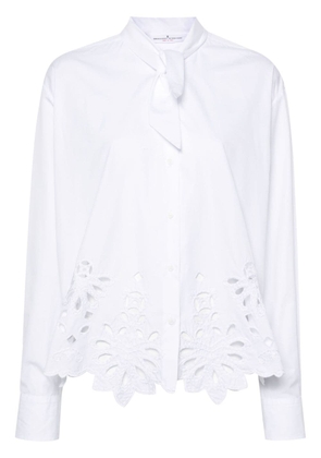 Ermanno Scervino guipure poplin shirt - White