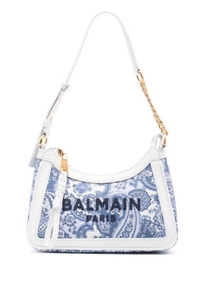 Balmain B-army paisley-print shoulder bag - Blue