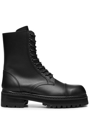 Junya Watanabe MAN leather ankle boots - Black