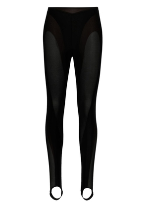 Mugler multi-layer leggings - Black