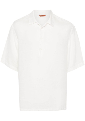 Barena short-sleeve linen shirt - White