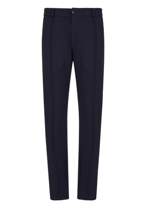 Emporio Armani elasticated-waist trousers - Blue