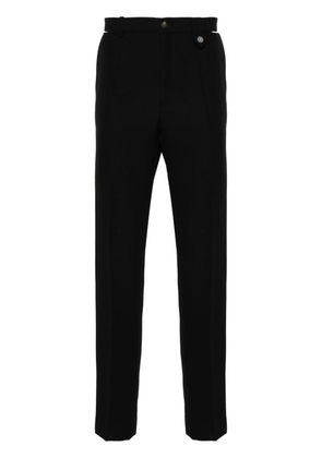 EGONlab. wool straight-leg trousers - Black