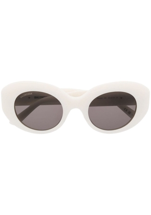 Balenciaga Eyewear Rive Gauche round-frame sunglasses - White