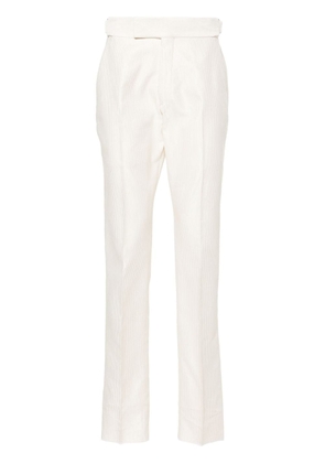 TOM FORD Cannete Atticus tailored trousers - White