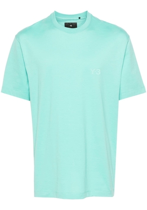Y-3 logo-print cotton T-shirt - Green