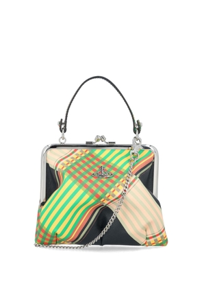 Vivienne Westwood Granny Frame leather mini bag - Neutrals