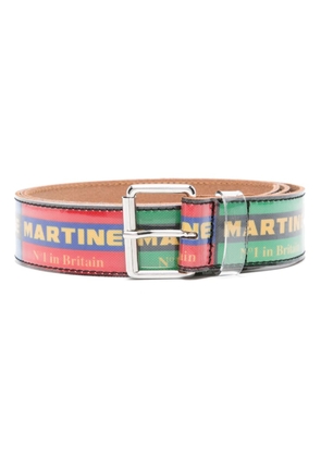 Martine Rose logo-print belt - Red