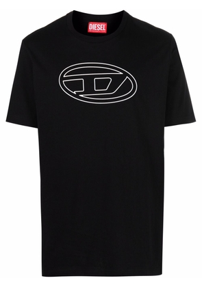 Diesel T-Just-Bigoval cotton T-shirt - Black
