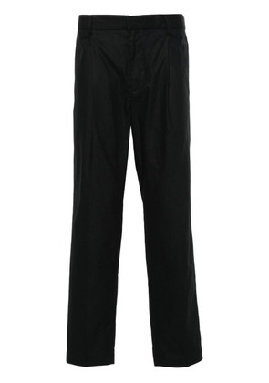 Emporio Armani pleated tapered trousers - Black