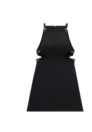 Courrèges buckle-detail shift dress - Black