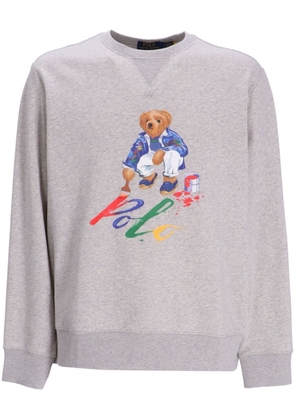 Polo Ralph Lauren Polo Bear-print fleece sweatshirt - Grey