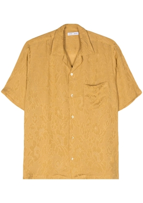 Cmmn Swdn Duncan full jacquard shirt - Gold