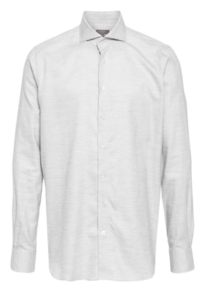 N.Peal plain long-sleeve shirt - Grey