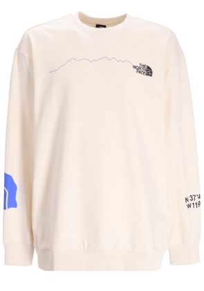 The North Face graphic-print cotton sweatshirt - Neutrals