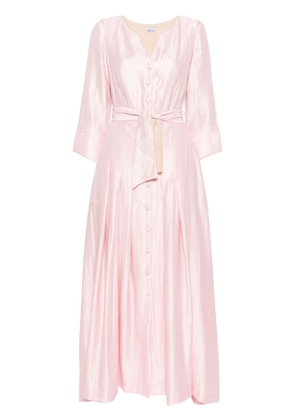 Baruni Cosmos belted maxi dress - Pink