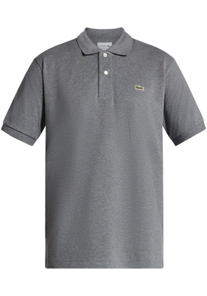 Lacoste logo-embroidered cotton polo shirt - Grey