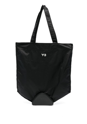 Y-3 Pckbl logo-print tote bag - Black