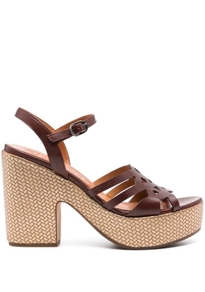 Chie Mihara Jelele 125mm sandals - Brown