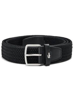 Lacoste interwoven buckle belt - Black